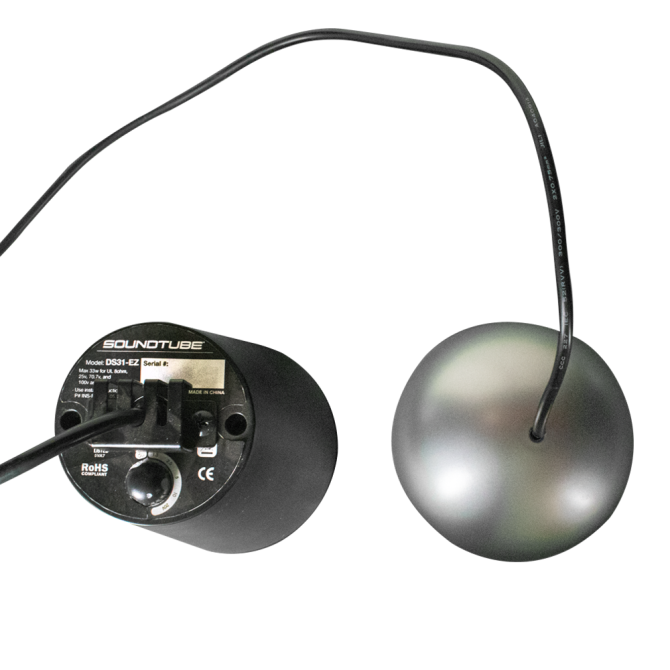 SoundTube DS31-EZ-TS-SL Designer Sleeve Hanging Speaker (Silver)