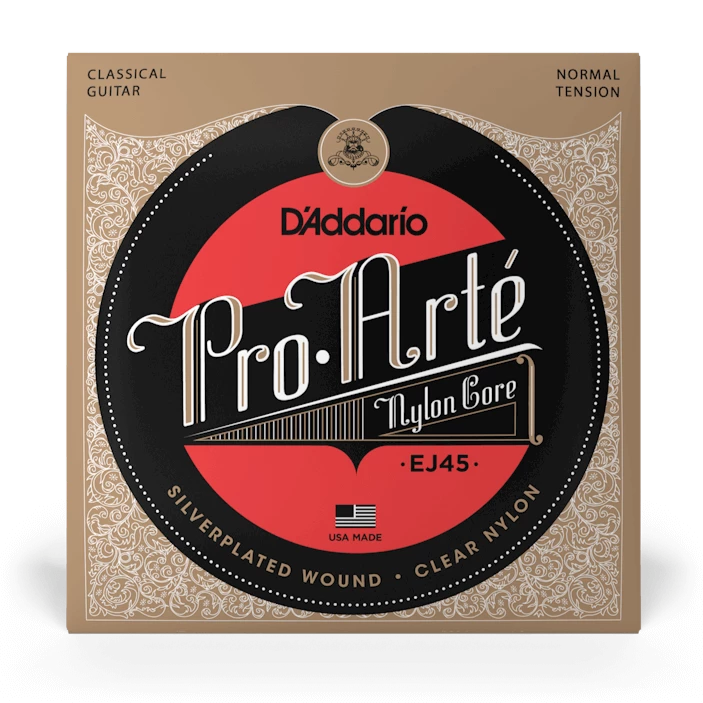 D'Addario EJ45 Pro Art Argent/Clair/Normal