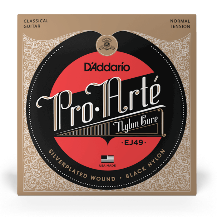 D'Addario EJ49 Pro-Arte Black Nylon Classical Guitar Strings