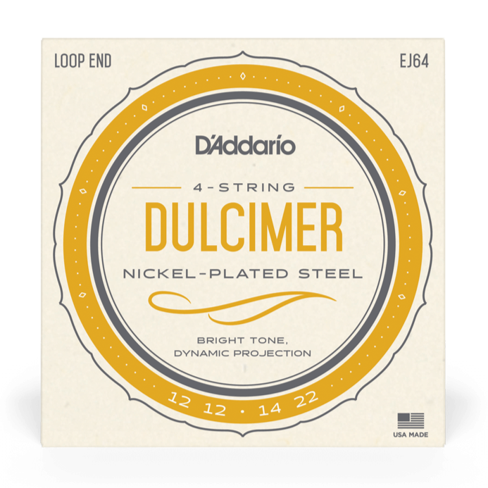 D'Addario EJ64 Dulcimer 4-String Set