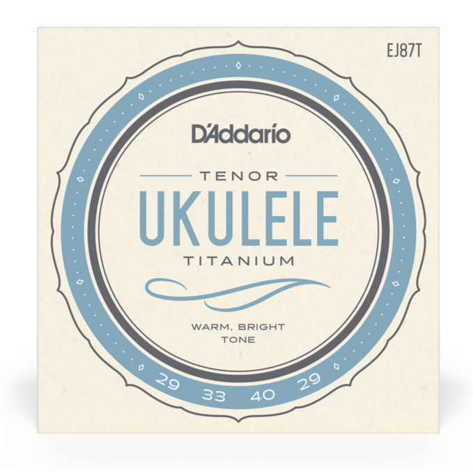 D'Addario EJ87t Tenor Ukulele Titanium String Set