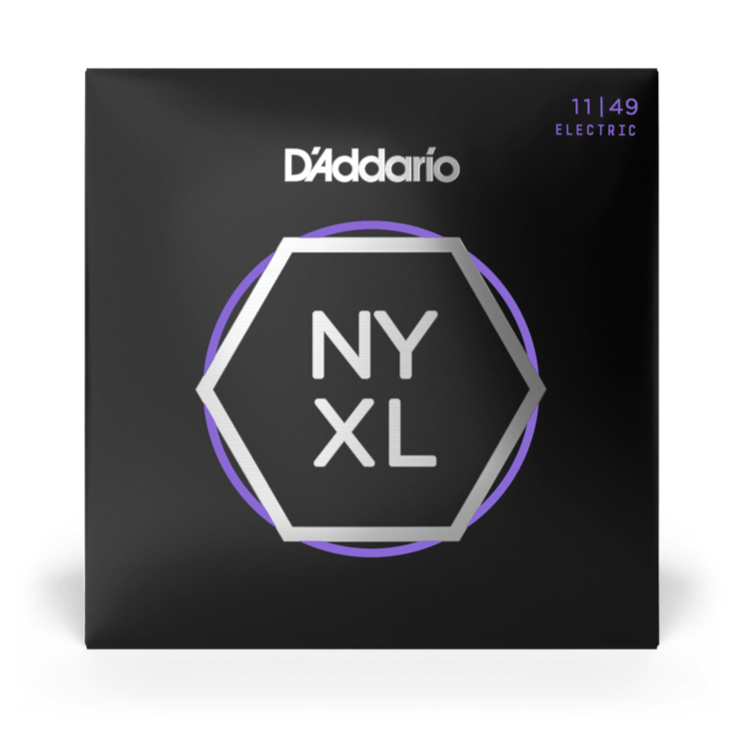 Cordes pour guitare électrique D'Addario NYXL nickelées Medium 11-49