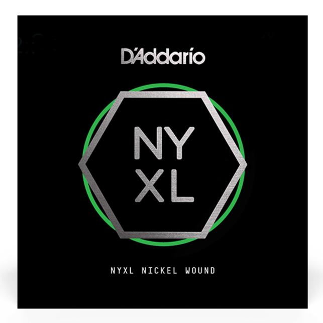 D'Addario NYXLB145MS Single NYXL Nickel Wound Electric Bass String (Multiscale Tapered) - .145