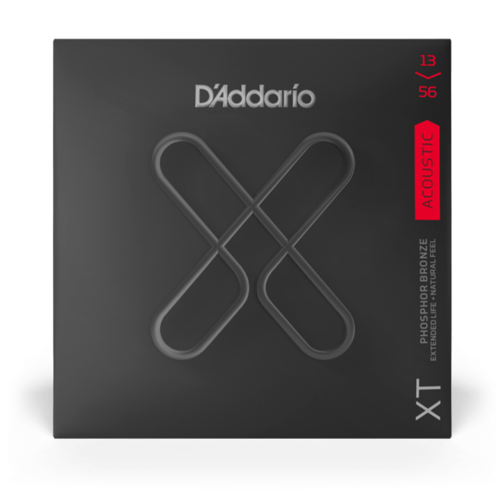 D'Addario XTAPB1356 XT Cordes de guitare acoustique Bronze phosphoreux Medium 13-56