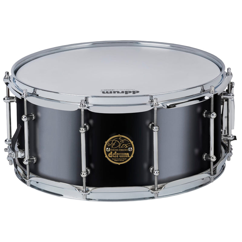 DDrum DIOS Maple Snare Drum (Satin Black) - 6.5x14