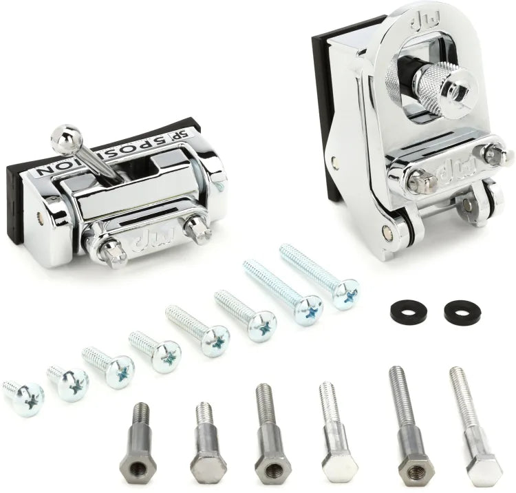 DW Hardware DWSM2161 Snare Drum Throw Off/Butt Plate Assembly 5 Position (Chrome)