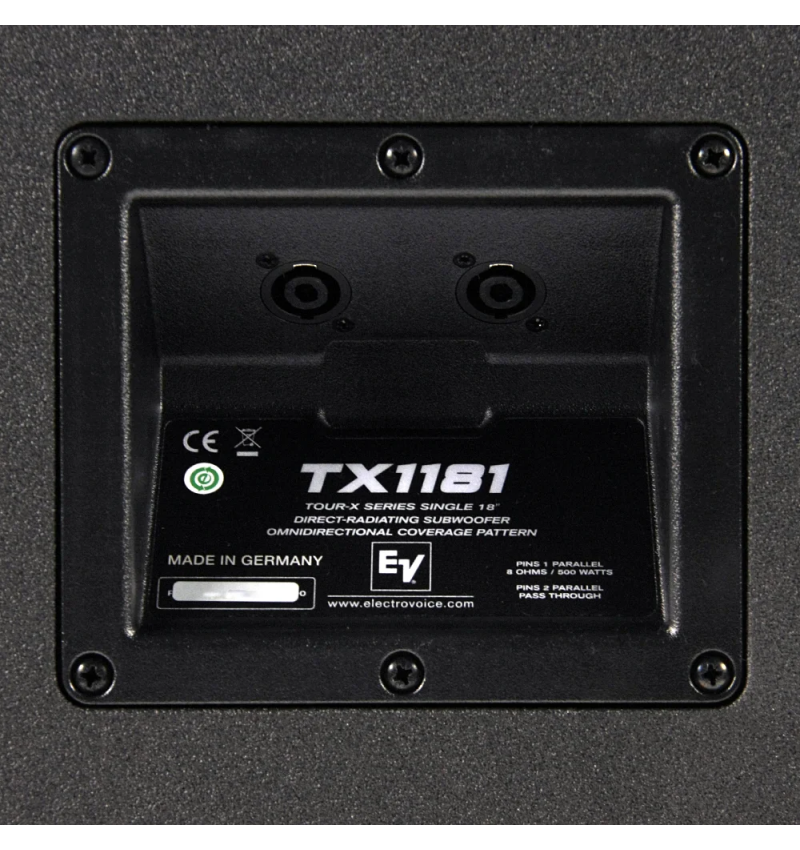 Electro-Voice TX1181 Tour-X Single Subwoofer - 18" (Black)