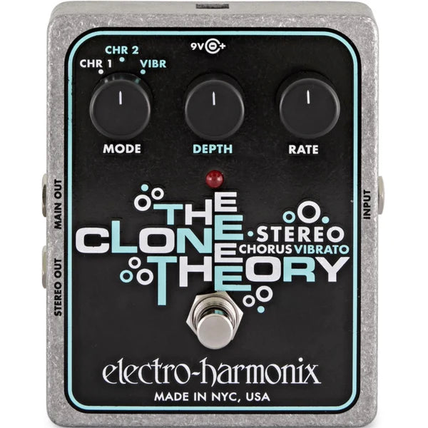 Electro-Harmonix STEREO CLONE THEORY Pédale de chorus/vibrato analogique