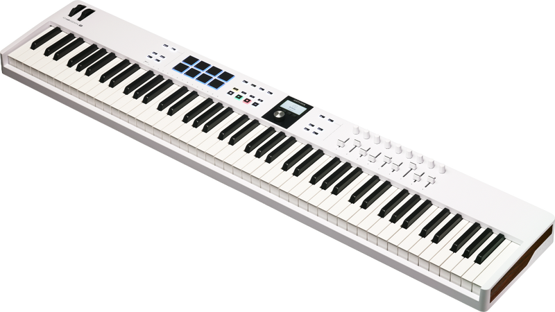 Arturia KEYLAB ESSENTIAL 88 MK3 Full-Size Universal MIDI Controller (White)