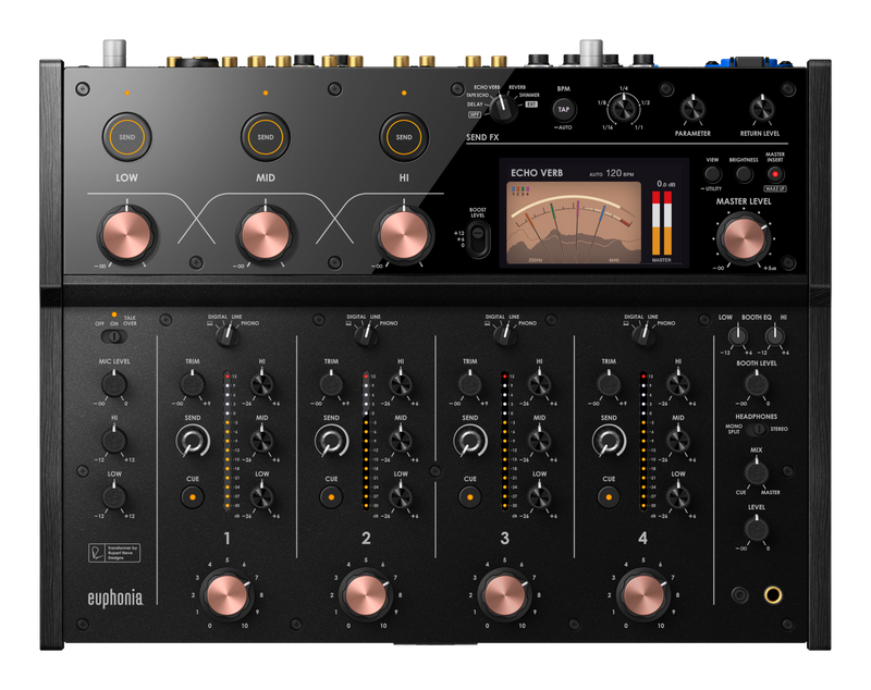 AlphaTheta EUPHONIA 4-Channel Professional Rotary Mixer