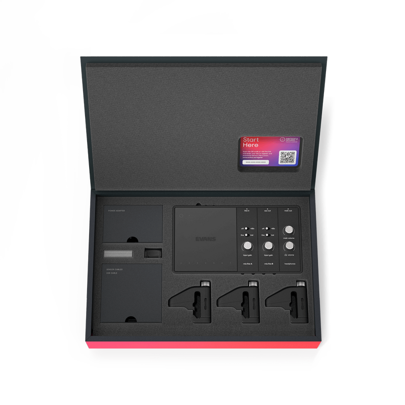 Evans EHSP-1 Hybrid Sensory Percussion Sound System Bundle