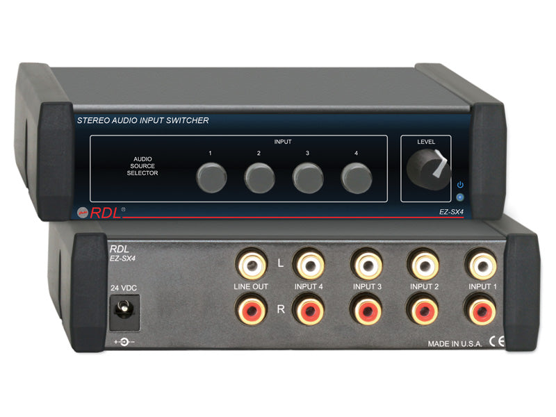 RDL EZ-SX4 Stereo Audio Input Switcher - 4X1