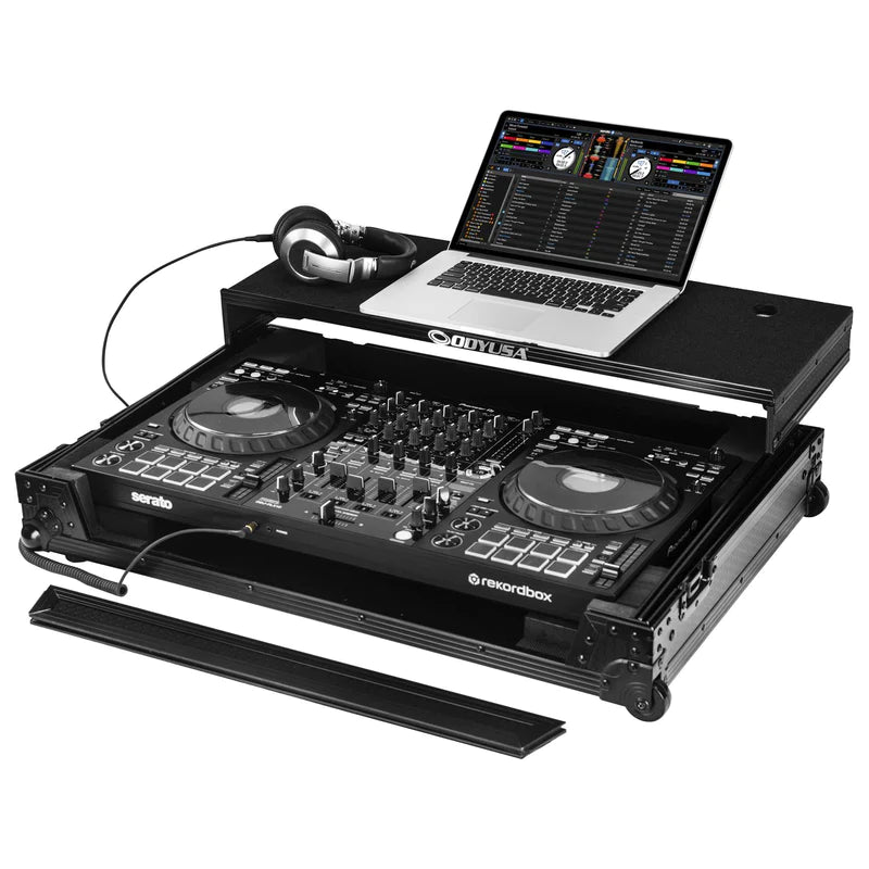 Odyssey 810GSFLX10M Flight Case I-Board avec plate-forme pour ordinateur portable de style Glide