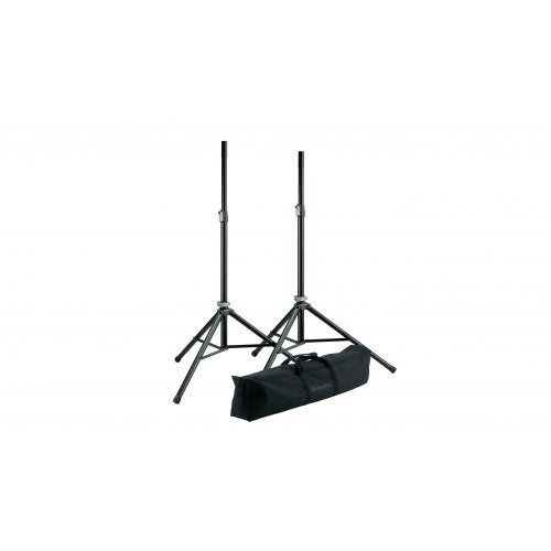 K&M 21449 Speaker Stand Package (2 Stands + Bag)