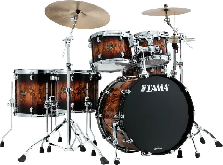 Tama WBS52LSMBR 5 Piece Shell Pack Acoustic Drum (Molten Brown Burst)