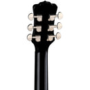 Luna FAU DRA BLK Fauna Dragon Acousitc/Electric Guitar (Classic Black)