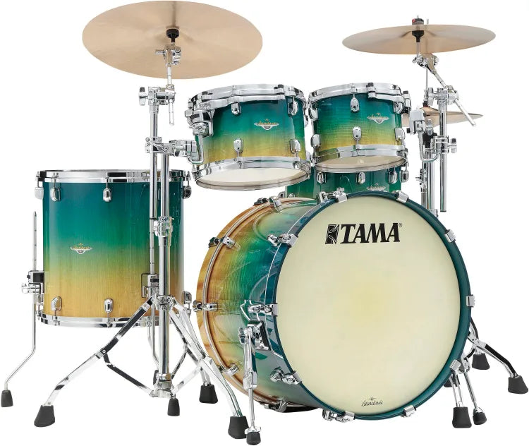 Tama ME42TZSVMMF 4-Piece Drum Shell Pack (Marine Shoreline Movingui Fade)