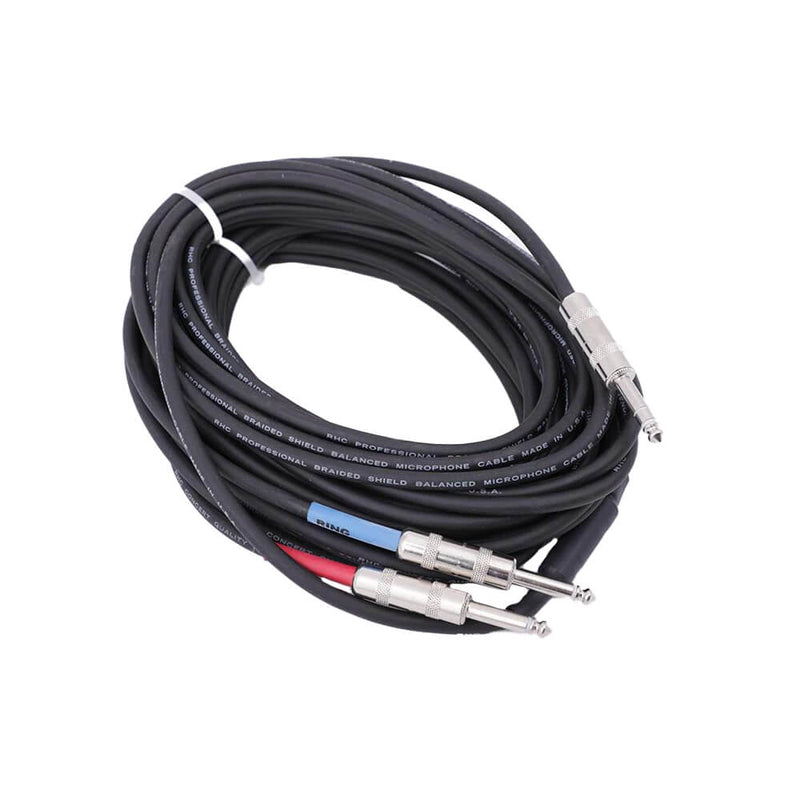 Fishman ACC-PBR-20C Stereo Y Cable For Powerbridge - 20'