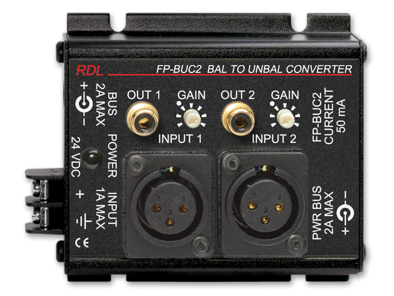 RDL FP-BUC2 2 Channel Converter Balanced to Unbalanced