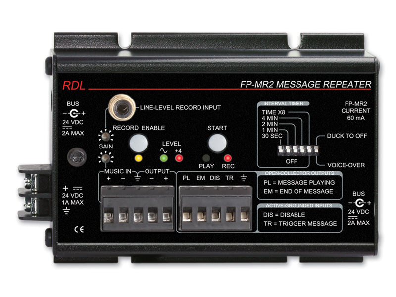 RDL FP-MR2 Message Repeater Box