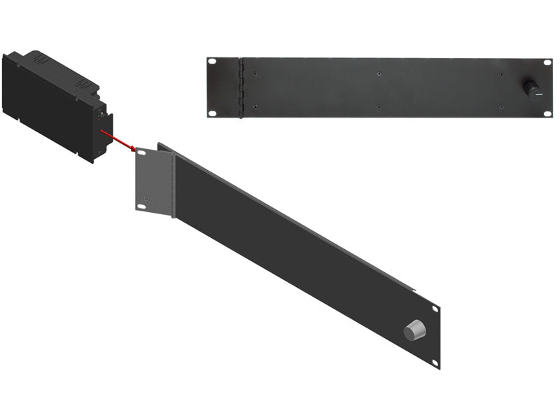 RDL FP-RRAH Rack Adapter for FLAT-PAK Series - 19" Hinged