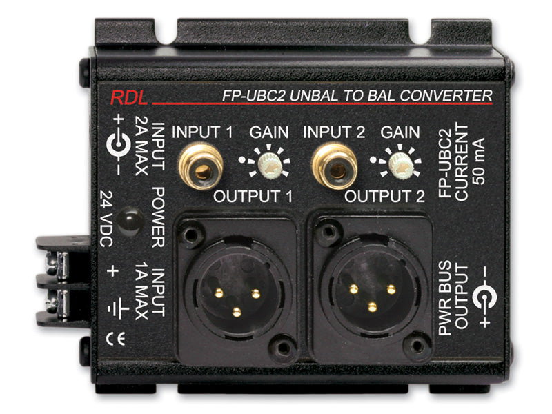 RDL FP-UBC2 2 Channel Unbalanced to Balanced Converter