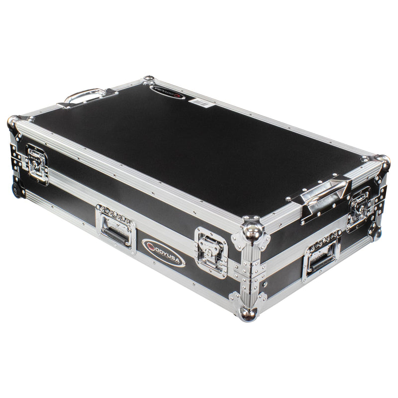 Odyssey FZGSRANE4W1 RANE FOUR 1U Flight Case w/Glide Style Laptop Platform and Wheels