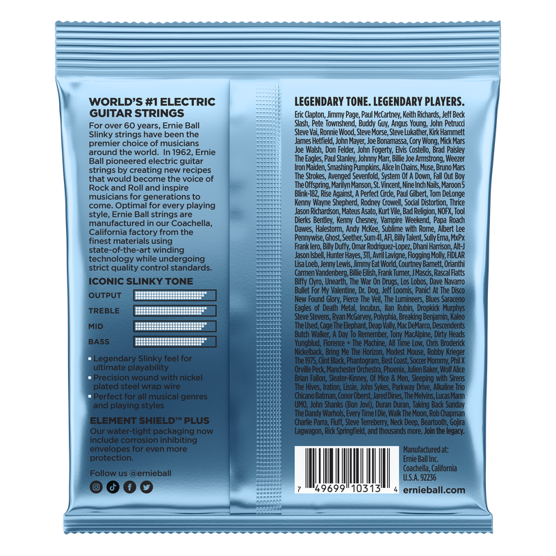Ernie Ball 2212EB Primo Slinky 9.5-44 Electric Strings