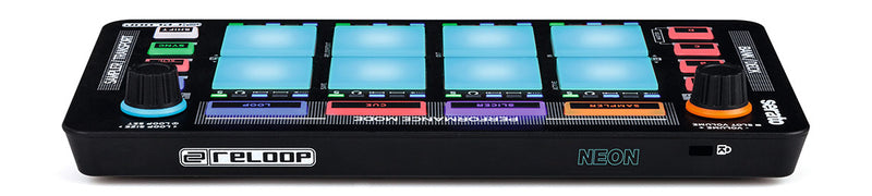 Reloop NEON Dj Pad Controller For Serato Dj With 8 Touch-Sensitive