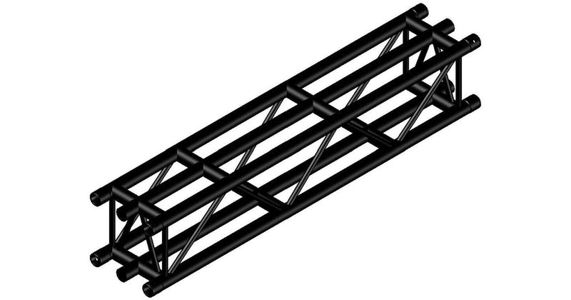 Global Truss DT36-150-BLK Square Truss Straight Segment (Black) - 4.92'