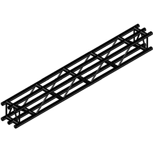 Global Truss DT36-250-BLK Square Truss Straight Segment (Black) - 8.2'