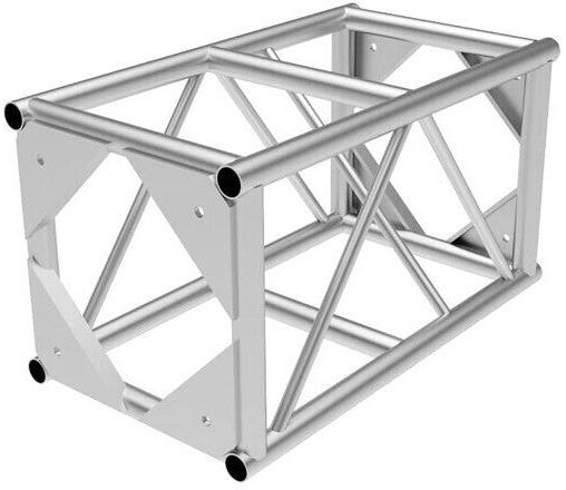 Global Truss DT-GP20-3FT End Plate Square Truss Straight Segment - 3'