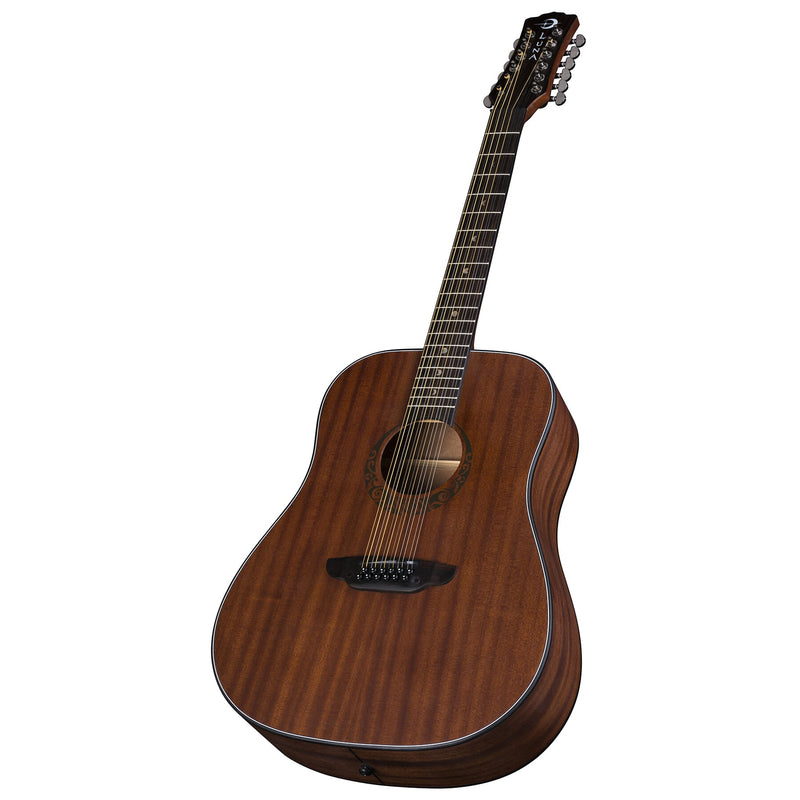 Luna GYP D12 MAH Gypsy 12 String Acoustic Guitar (Satin Natural)