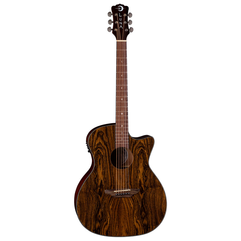 Luna GYPSY EXOTIC Caidie Acoustic/Electric Guitar (Gloss Natural)
