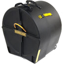 Hardcase HNMT18H14 Étui pour tambour ténor de marche 45,7 x 35,6 cm Premier Pipe Band avec roulettes