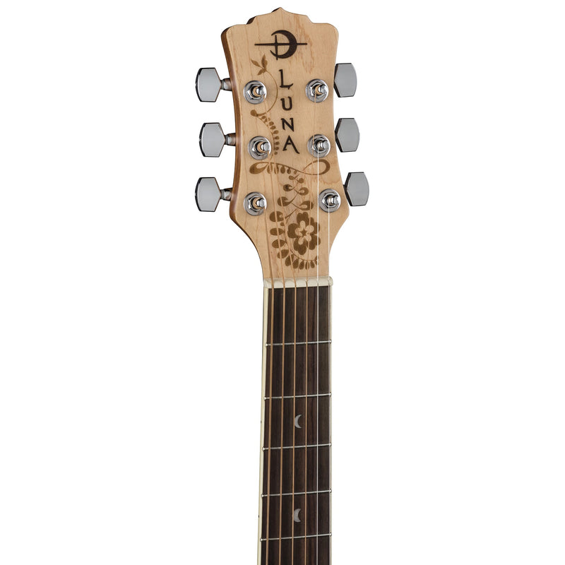 Luna HEN OA SPR Henna Oasis Acoustic/Electric Guitar (Open Pore Natural)