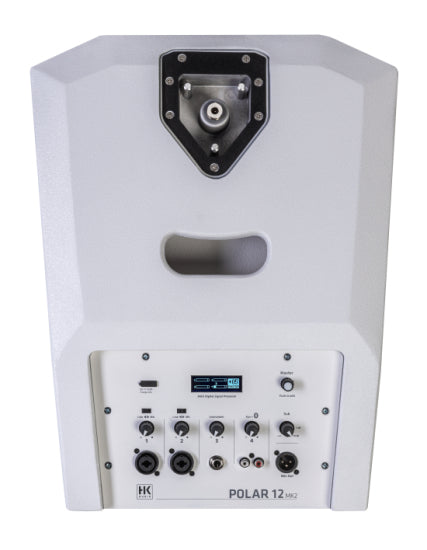 HK Audio POLAR 12 MKII 2000W Active Column Loudspeaker System (White)