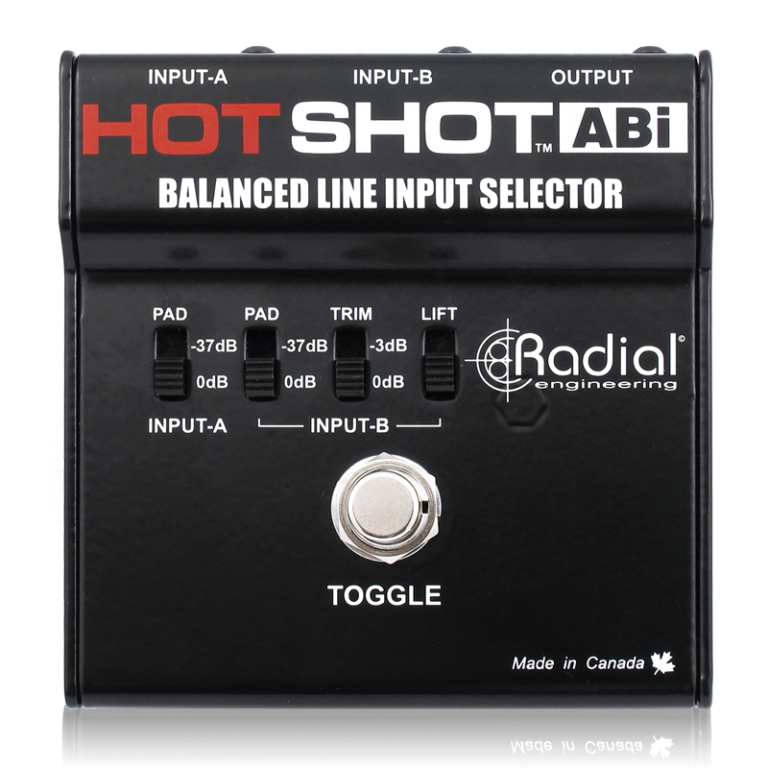 Radial Engineering HOTSHOT ABi Sélecteur d'entrée de ligne
