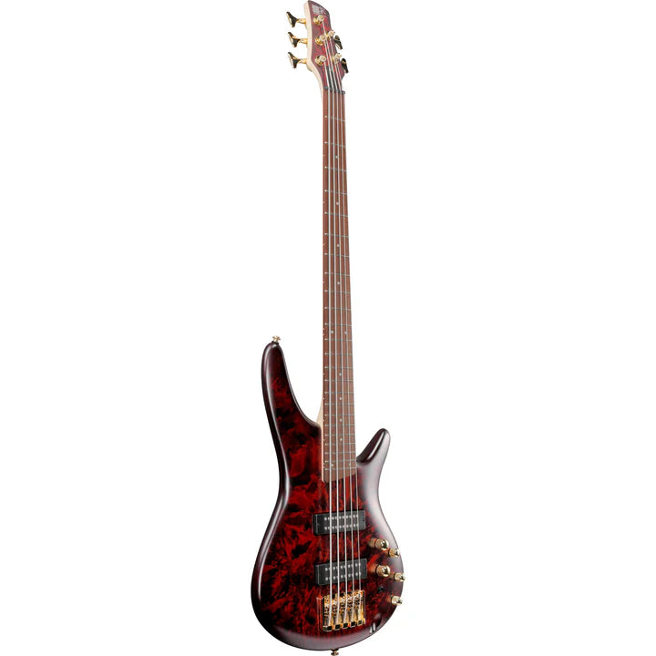 Ibanez SR305EDXWZM 5 String Electric Bass Guitars (Wine Red Frozen Matte)