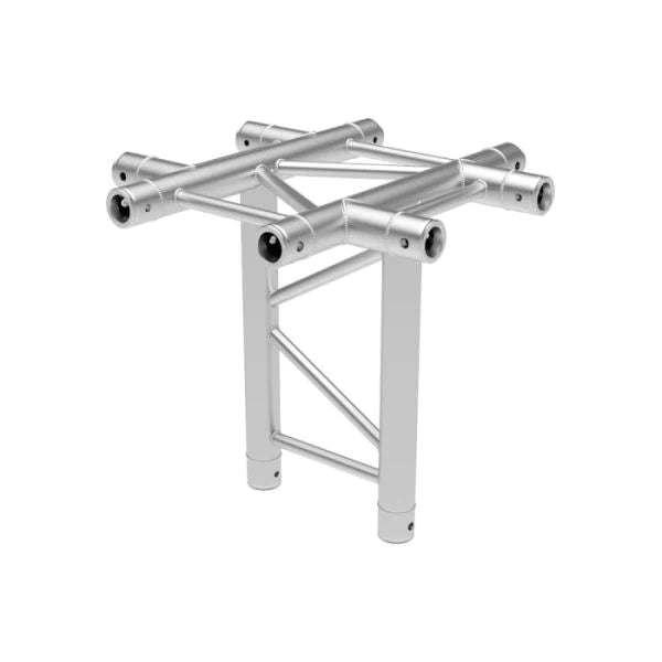 Global Truss F32-IB-4073H Jonction transversale horizontale à 5 voies pour système de fermes à poutre en I F32 (1,64')