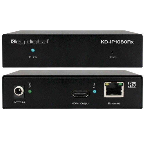 Key Digital KD-IP1080Rx A/V Over IP System Receiver