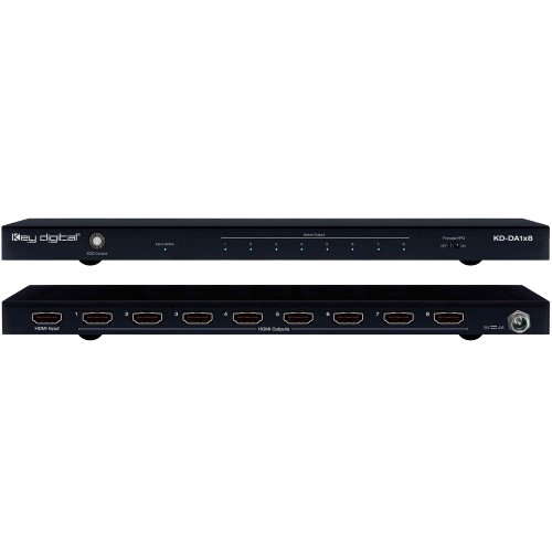 Key Digital KD-DA1X8 HDMI Distribution Amplifier