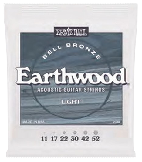 Ernie Ball 2348EB Earthwood Bell Bronze Light Acoustic Guitar Strings 11-52