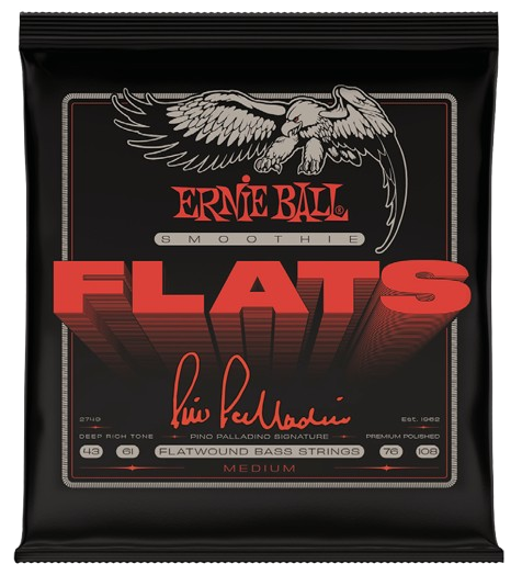 Ernie Ball 2748EB Pino Palladino Smoothie Flats Medium Bass Strings 43 - 108