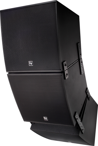 Electro-Voice EVH-1152D/43-BLK 2 Way Premium Arrayable Point-Source Coaxial Horn Loaded Loudspeaker (Black)