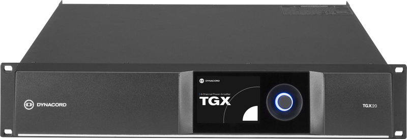 Dynacord TGX20 DSP Live Power Amplifier - 4 x 5000 W