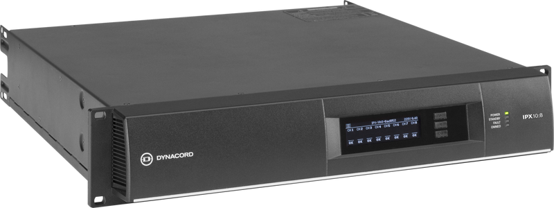 Dynacord IPX10-8 Multi Channel Installation DSP Class-D Amplifier - 8 x 1250 W