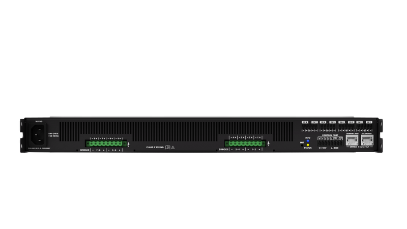 Dynacord IX60-8-US 8 Channel Networked DSP Power Amplifier - 6KW