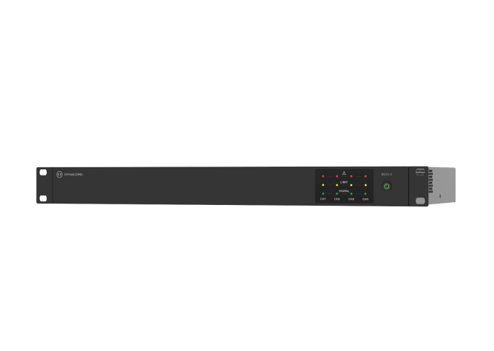 Dynacord V600:4 Amplificateur de puissance multicanal pour installations commerciales