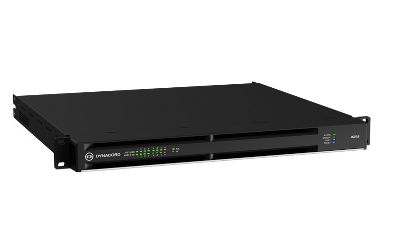 Dynacord IX30-8-US 8 Channel Networked Multichannel DSP Amplifier - 3KW
